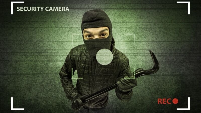 voleur caméra surveillance