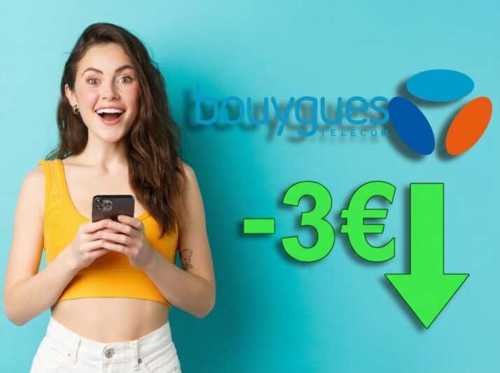 En couplant votre box à un forfait, Bouygues Telecom vous offre une remise de 3 € !