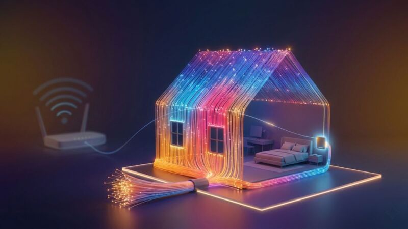 La fibre invisible arrive en France et elle est plus efficace que le Wi-Fi