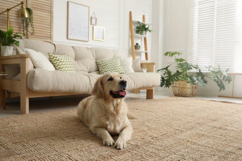 Golden dans le salon