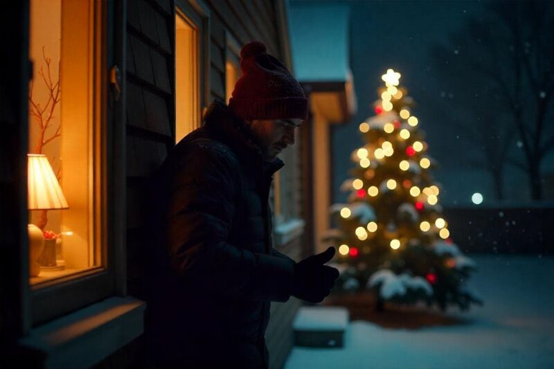 cambriolage le soir de noel