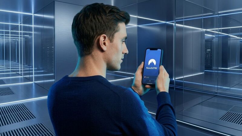 homme avec iPhone