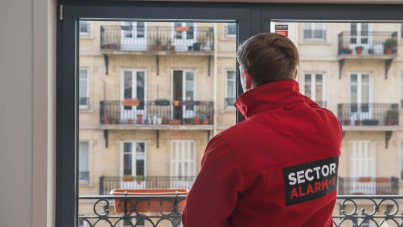 Installateur sector Alarm intervient à la maison