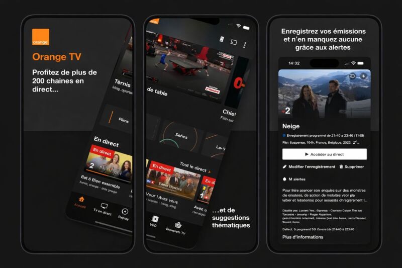 Orange met à jour son application TV pour moderniser l'expérience.
