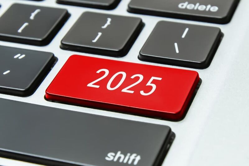 clavier avec écrit 2025