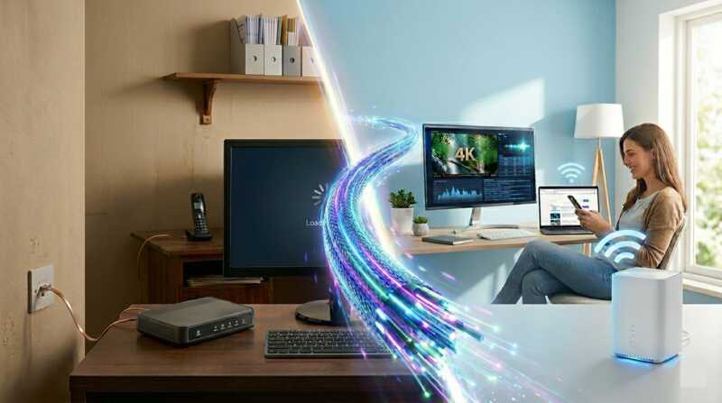Jusqu'à 148€ d'économies et quatre mois offerts : cet opérateur déroule tapis rouge aux clients qui passent de l'ADSL à la fibre