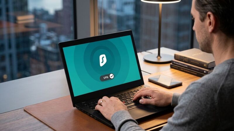Surfshark sur portable