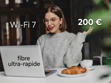 La fibre ultra rapide, le Wi-Fi 7 et jusqu'à 200€ offerts : trois bonnes raisons de souscrire cette box internet à 24,99€