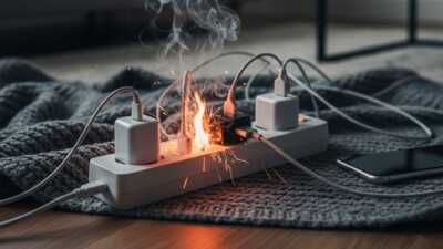     Smartphone, multiprise, sèche-linge : 5 erreurs banales qui multiplient les risques d'incendie chez vous
