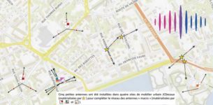 4 abribus JC Decaux &eacute;quip&eacute;s de small-cells