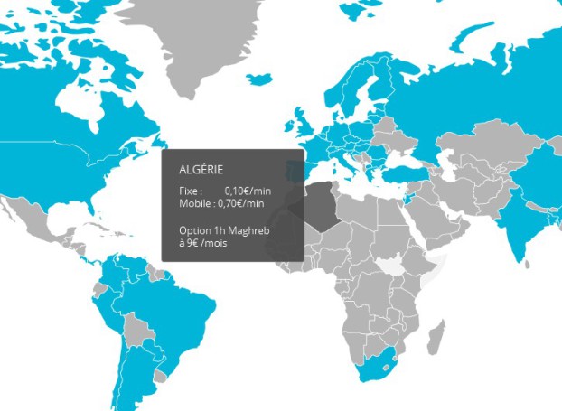Appels fixes Alg&eacute;rie Bouygues Telecom