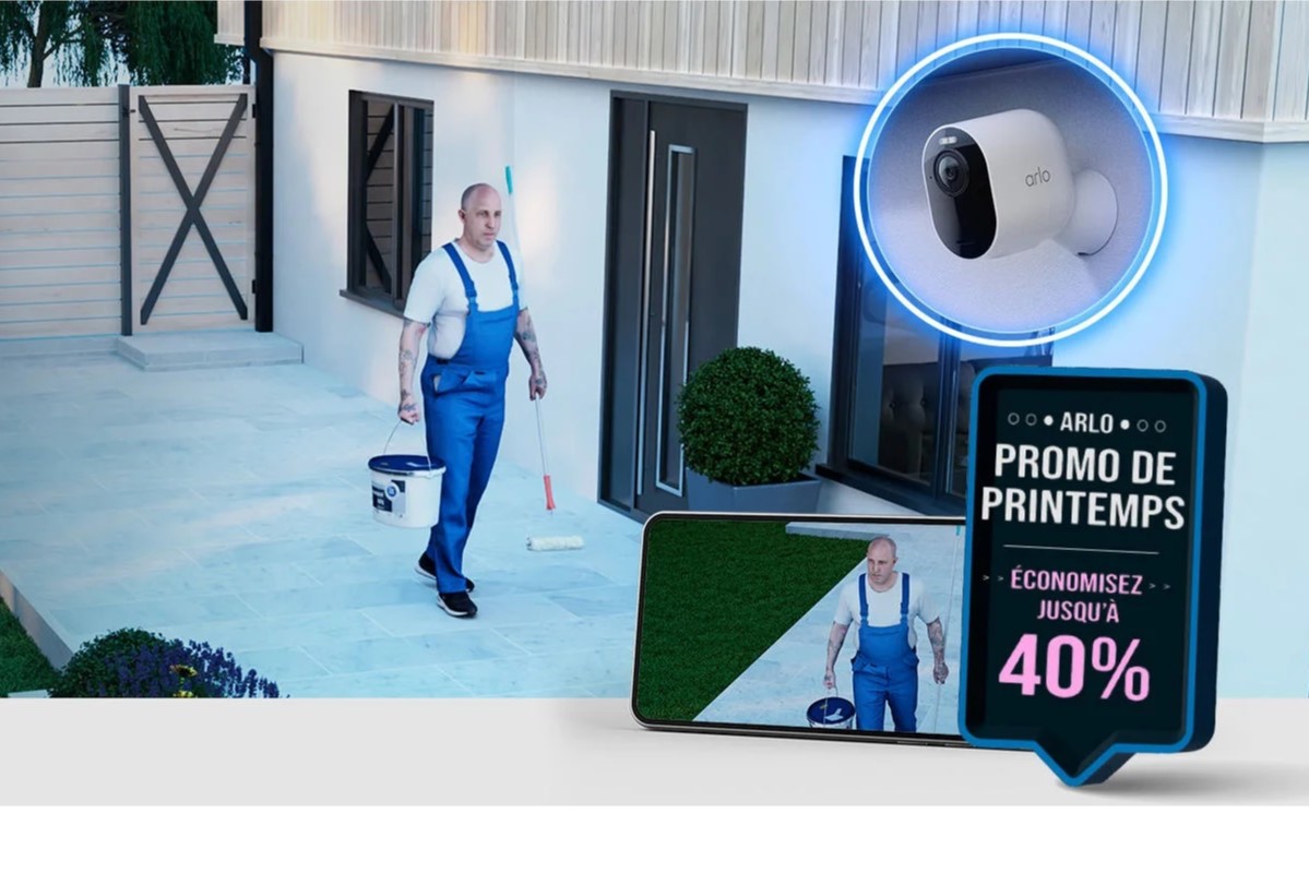     Gardez le contrôle de votre sécurité avec Arlo et profitez de  la nouvelle offre de printemps avec une remise de 40%
