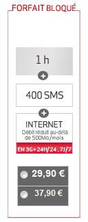 Forfait bloqu&eacute; Virgin Mobile