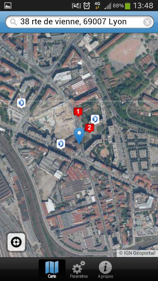 Cartoradio - G&eacute;olocalisation des antennes