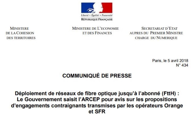 Fibre optique : engagement des op&eacute;rateurs en zone AMII