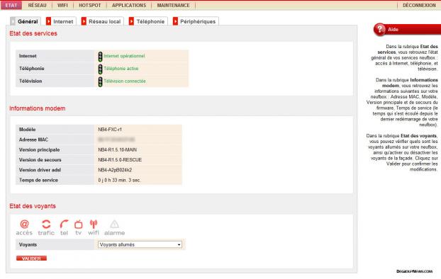 Etat g&eacute;n&eacute;ral