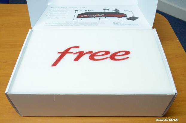 Ouverture de la bo&icirc;te du Freebox Server