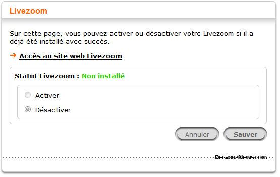 Services : Livezoom