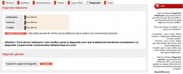 Maintenance : diagnostic de t&eacute;l&eacute;phonie