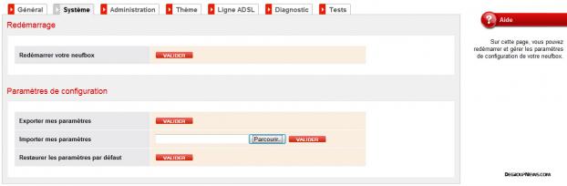 Maintenance : syst&egrave;me