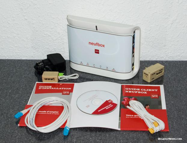 neufbox d&eacute;ball&eacute;e