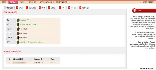 R&eacute;seau : g&eacute;n&eacute;ral