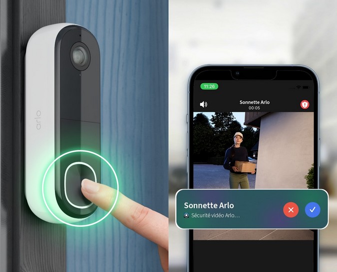 sonnette connectée arlo